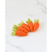 Felt Carrots - Orange 5 Pack