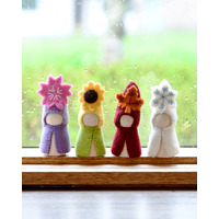 Four Seasons Peg Dolls Set - Summer, Autumn, Winter and Spring