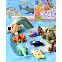 Felt Coral Reef Fish Set of 7