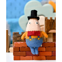 Felt Humpty Dumpty Marionette Puppet Toy