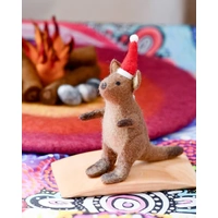 Felt Australian Kangaroo Christmas Ornament