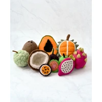 Felt Tropical Fruits Play Set - 11 pieces *Pre-Order