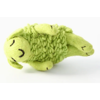 Felt Sleeping Green Sheep Toy