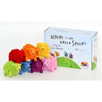 Where Is The Green Sheep? 7 Colourful Sheep Play Set