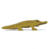 Wooden Safari Animals - Crocodile