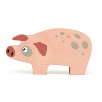 Wooden Farm Animals - Pig