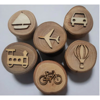 Branch Play Dough Stampers - Small Transport - Set of 6
