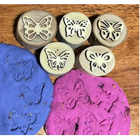 Branch Play Dough Stampers - Medium Butterflies - Set of 5