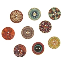 Buttons Assorted Designs (2cm) - 20 pieces