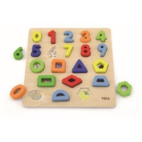 Viga Block Number & Shape Puzzle