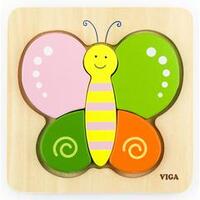 Viga Mini Block Puzzle - Butterfly