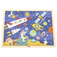 Wooden Space Puzzle - 48 Pieces