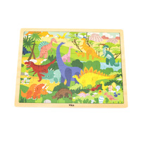 Wooden Dinosaur World Puzzle - 48 Pieces
