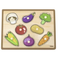 Wooden Vegetable Knob Puzzle