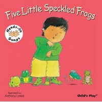 Five Little Speckled Frogs Board Book (Hands-On Songs)