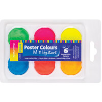 Poster Colours By Zart Mini Fluoro Palette