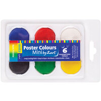 Poster Colours By Zart Mini Basic Palette